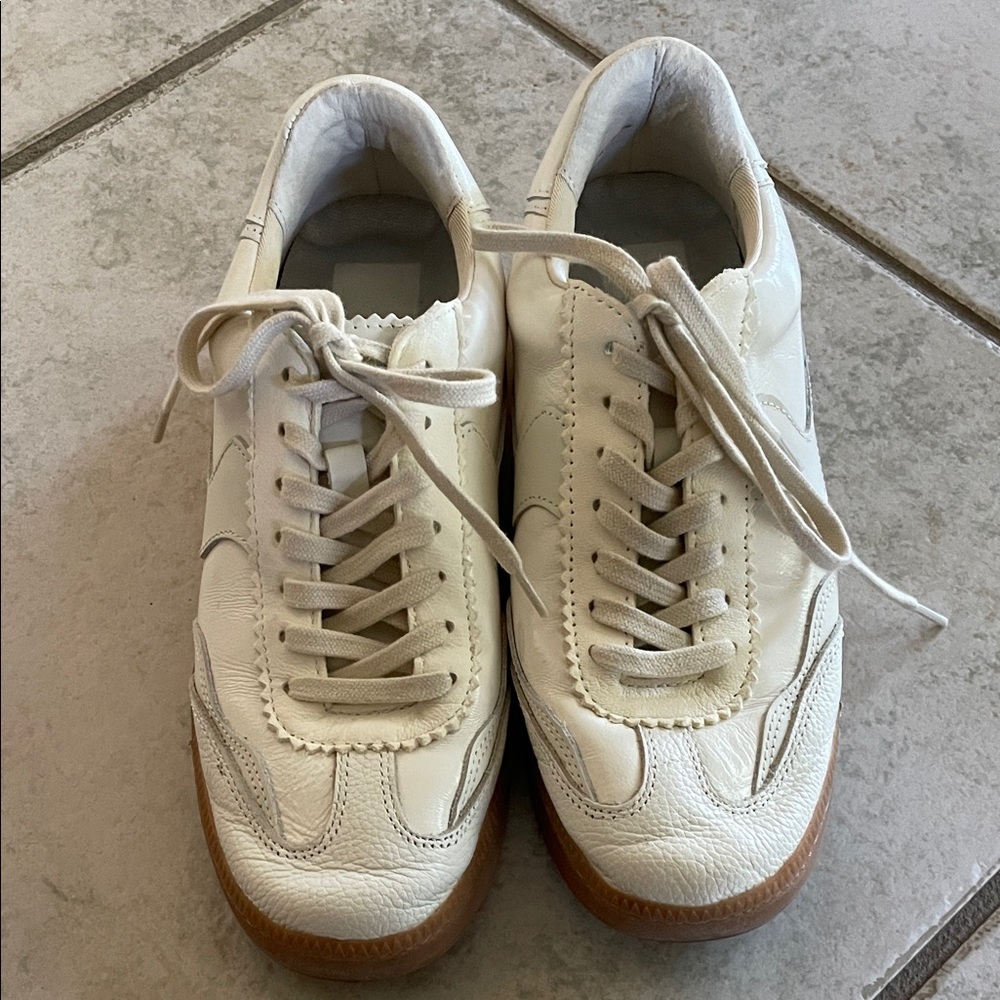 Dolce Vita Cream Leather Men's Sneakers